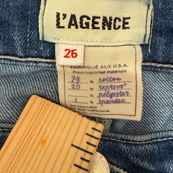 L’AGENCE Size 26 Women’s Jeans- Designer Denim Size 26 - Premium Stretch Jeans - Picture 7 of 7